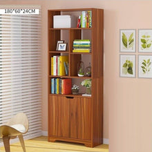 Load image into Gallery viewer, Bookcase with wooden bottom cover