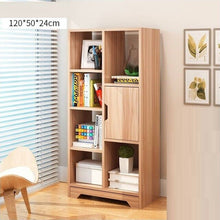 Load image into Gallery viewer, Bookcase with wooden bottom cover
