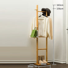 Load image into Gallery viewer, Wooden Coat Rack and Shelf