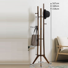 Load image into Gallery viewer, Wooden Coat Rack and Shelf
