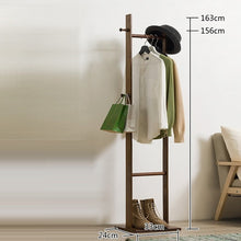 Load image into Gallery viewer, Wooden Coat Rack and Shelf
