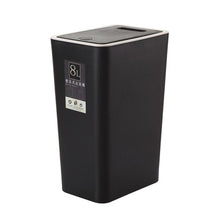 Load image into Gallery viewer, Modern Design Plastic Trash Can  (8L)