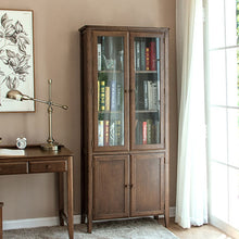 Load image into Gallery viewer, Glass Cover Showcase Bookcase