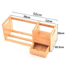 Load image into Gallery viewer, Desktop Drawer Bookcase