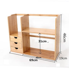 Load image into Gallery viewer, Desktop Drawer Bookcase