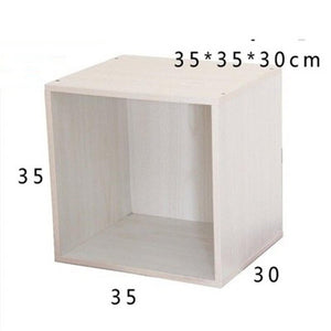 Wall shelf with square shelf or cover
