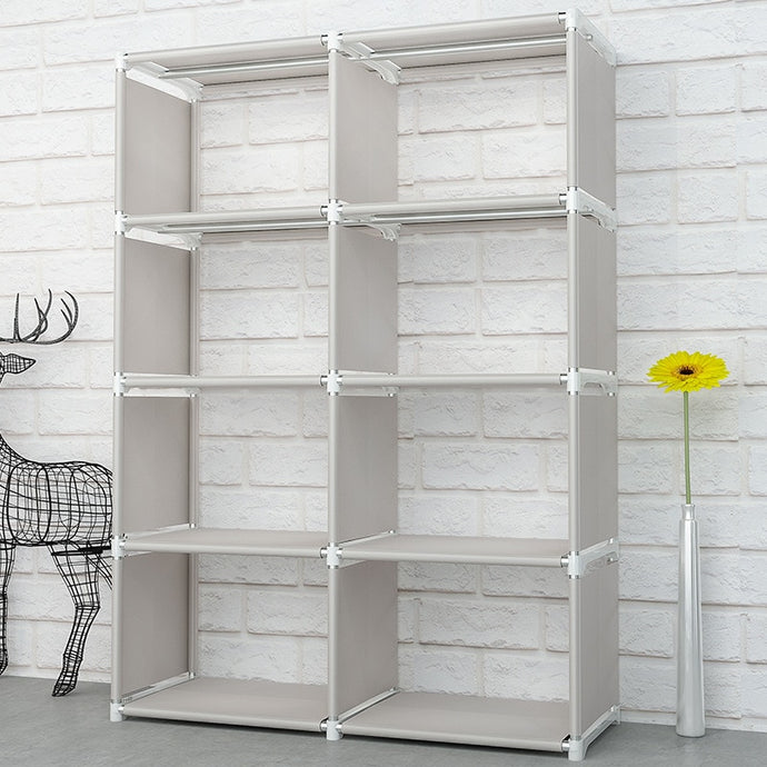 Stylish decorative white bookcase