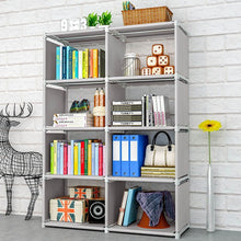 Load image into Gallery viewer, Stylish decorative white bookcase