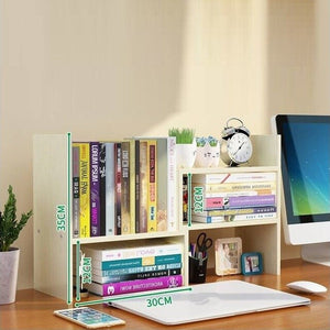 Small desktop bookshelf