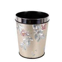 Load image into Gallery viewer, Flower Patterned Trash Can