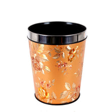 Load image into Gallery viewer, Flower Patterned Trash Can