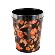 Load image into Gallery viewer, Flower Patterned Trash Can
