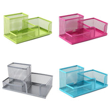 Load image into Gallery viewer, Metal Mesh Color Desktop Penholder