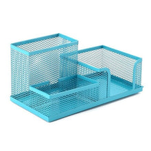Load image into Gallery viewer, Metal Mesh Color Desktop Penholder