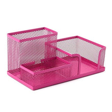 Load image into Gallery viewer, Metal Mesh Color Desktop Penholder